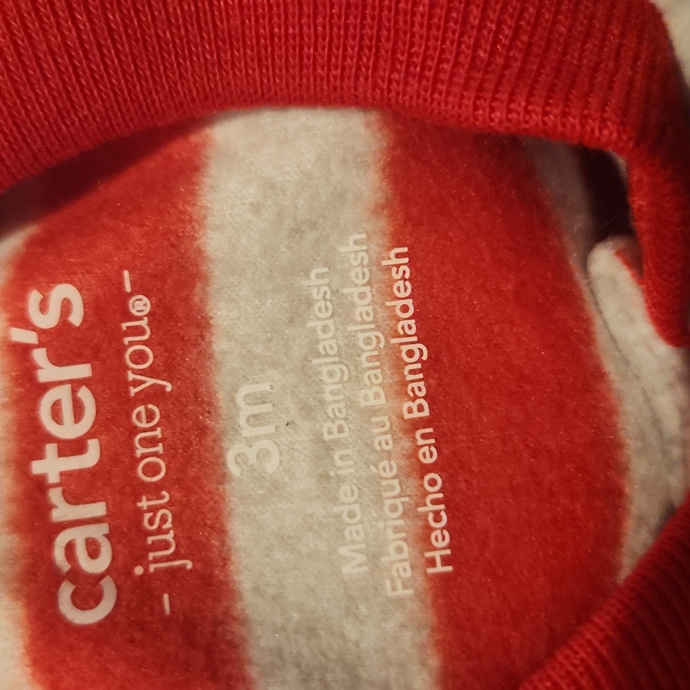 Carter's, Baby Christmas Holiday, Festive Baby Sleepwear Onesies Set 3 months - Picture 9 of 9